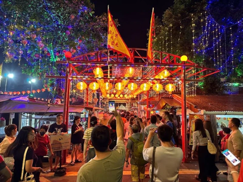 The spectacular Jade Emperor celebration at Chew Jetty, a vibrant cultural festival you can attend without navigating traffic nightmares on your Penang Day Trip private car.